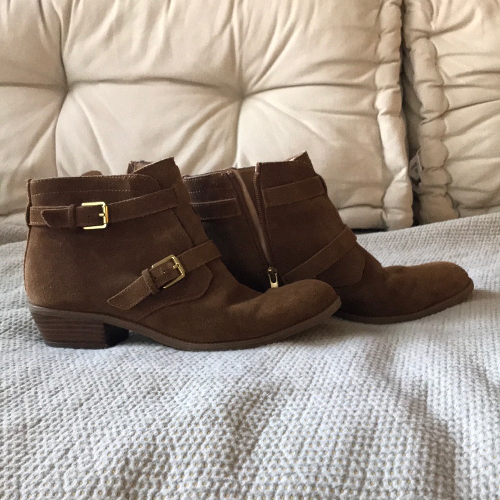 Franco Sarto suede booties